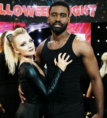 Evanna and Keo during a Halloween special episode last week