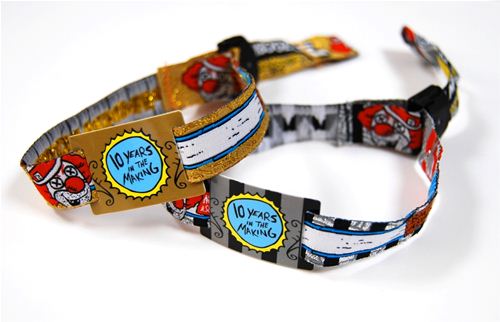 fake festival wristbands