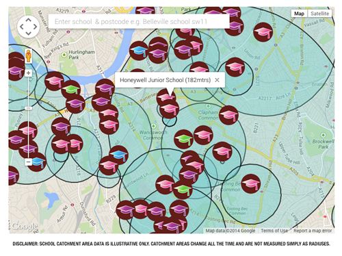 SW London parents can now search properties by school catchment area thanks to online mums community, NappyValleyNet.com