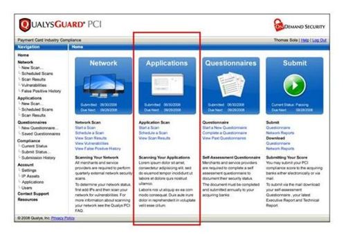 Qualys Web Application Scanning