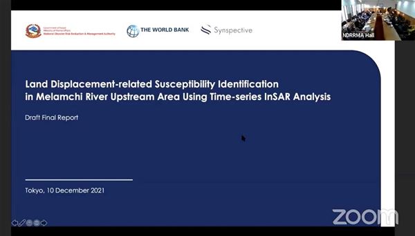 Synspective works with the Global Financial institution and NDRRMA to evaluate slope instability-related geohazards in Melamchi, Nepal